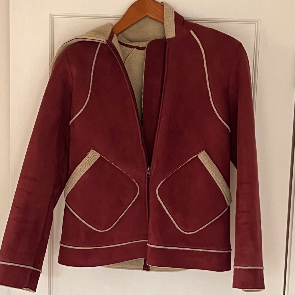 Patagonia Faux Shearling and Suede Jacket